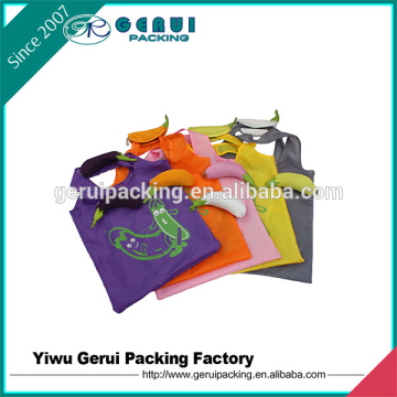 unique shape foldable polyester bag