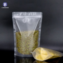 Matte Clear Reclosable ZipLock Food Packaging Pouches