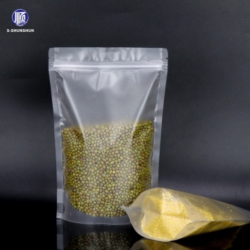 Matte Clear Reclosable ZipLock Food Packaging Pouches