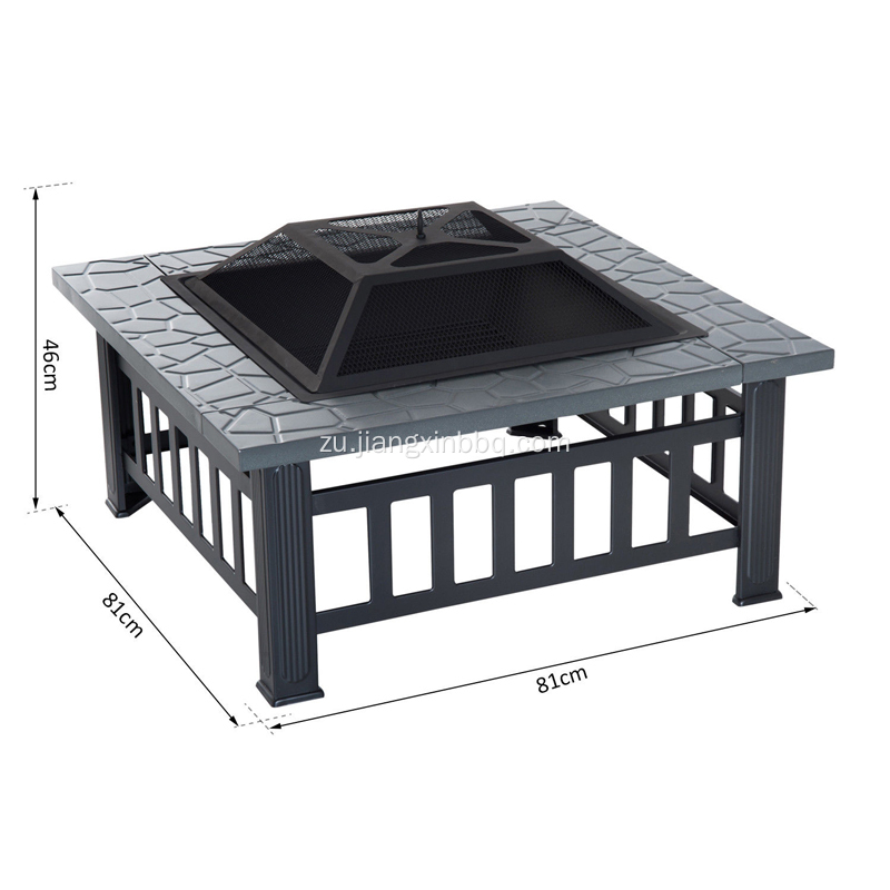 I-Square Table Backyard Outdoor Firepit