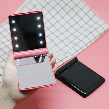 Wholesale LED Mini Makeup Compact Mirror - Pocket Folding Handbag Mirror