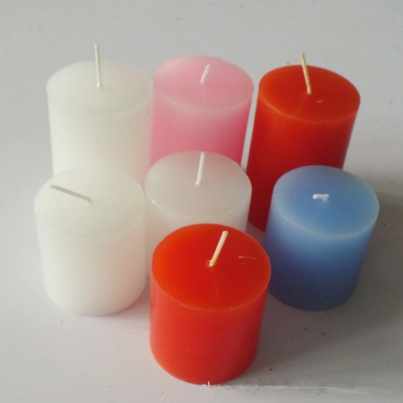 China Factory Cheap Price Color 100% Paraffin Wax Wedding Gifts Pillar Candle