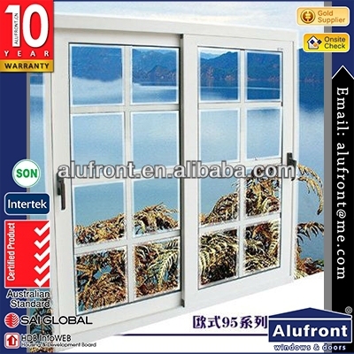 energy conservation commercial moving glass wall and window in aluminum product with glass louvers