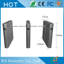 Bank Fingerprint Reader Drop Arm Turnstile Door