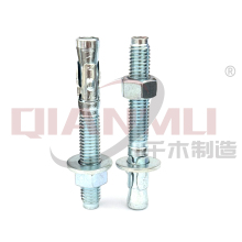 Wedge shaped connection anchor bolt
