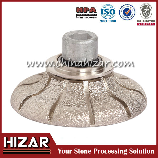 hand held grinder diamond router bit/profile wheel for granite,marble
