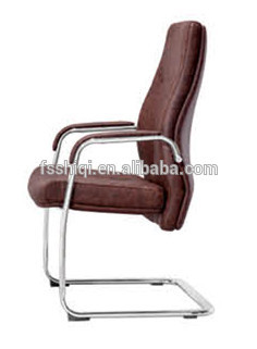 leather high density foam table chair