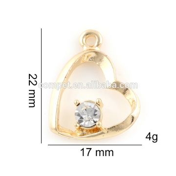 Selling pendant accessories diamond love bag pendant