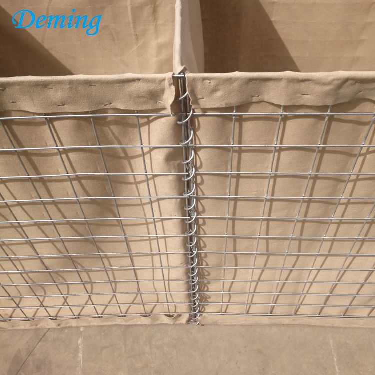 1x1x1m Military Welded Galvanized Hesco Barrier