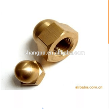 brass dome cap nut,Hex cap nut, brass dome nut