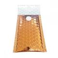 Orange Metallic Bubble Mailers With Velcro Closure