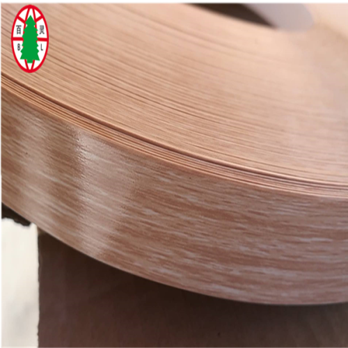 Bande de bordure en PVC imperméable en grain de bois