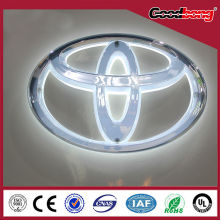 3D car logo, car led lights logo