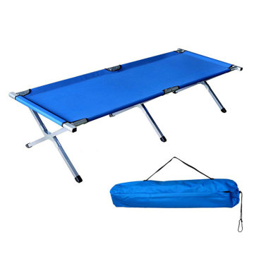 Outdoor Large Aluminum Lightweight Folding Camping Cot Bed