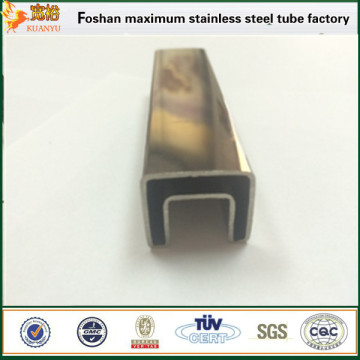 Factory wholesale 800G mirror inox pieps slotted stainless steel pipes