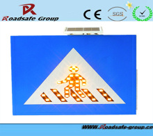 high quatity strong resistant flexible delineator reflective spring post/guide post