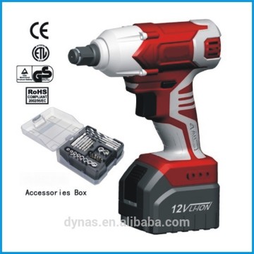 Electricity Power Source and Cordless wrench Type cordless impact wrench/dc 12v impact wrench