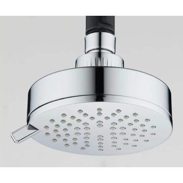 22cm ABS Plastic Chrome Economic White Flower Design Top Overhead Shower Head