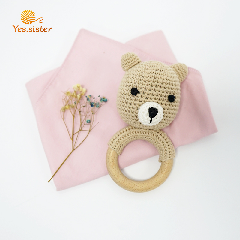 Crochet Bear Teether