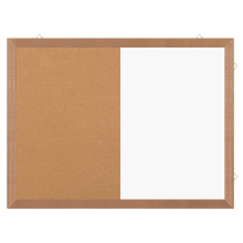 Wooden Frame Combination Bulletin and Whiteboard