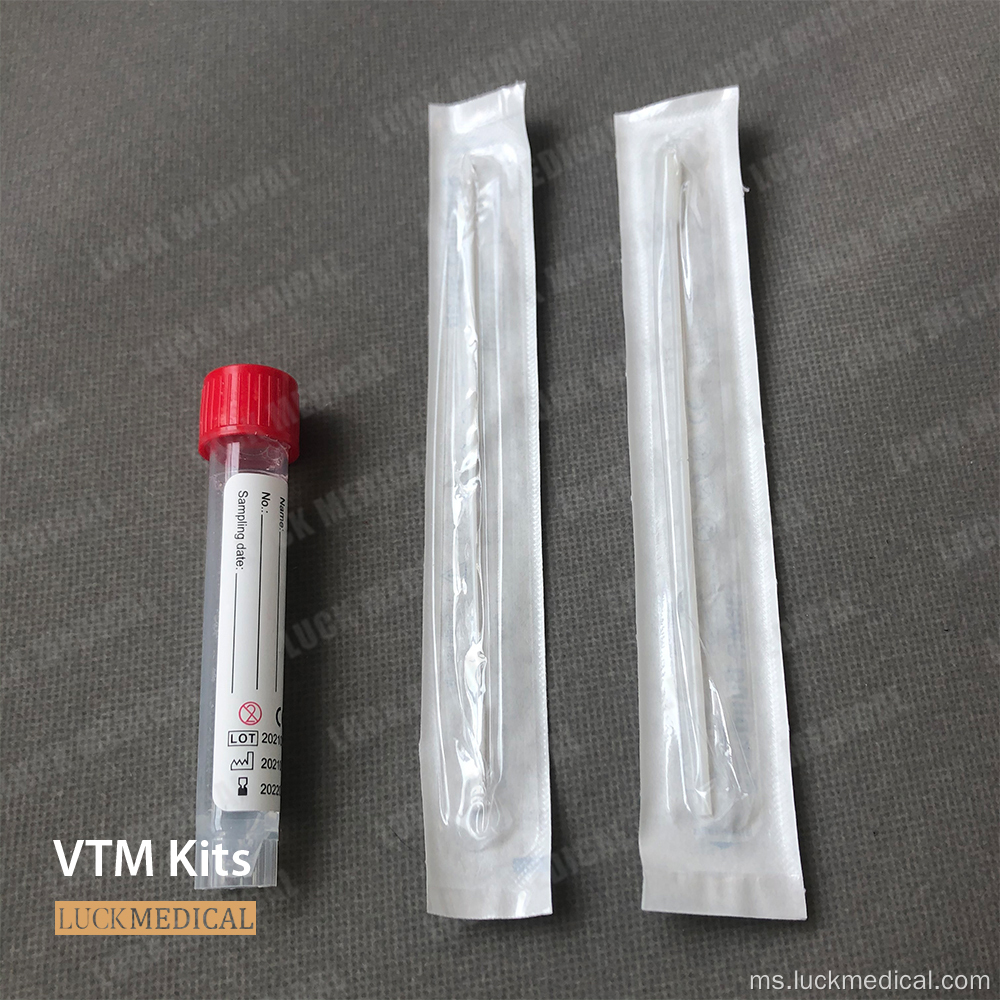 Virus Spesimen Koleksi Media Tube VTM Kit CE