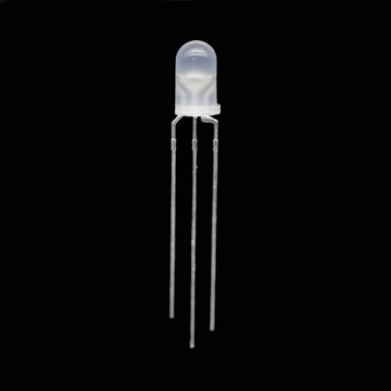 5mm ද්විත්ව වර්ණ LED විසරණය වූ කාච කහ කොළ