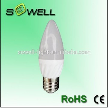 6W E14/E27 37*H100mm 2835SMD Ceramic CE/RoHS indoor LED light Bulbs