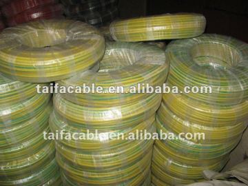 Supply best price and long dural CU/PVC green and yellow wires 25mm 35mm 50mm