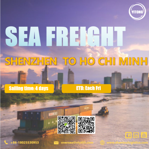 Ocean Sea Freight from Shenzhen to Ho Chi Minh