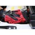 16x16In Edgeless Microfiber Car Cleaning ผ้าเช็ดแห้งสีแดง