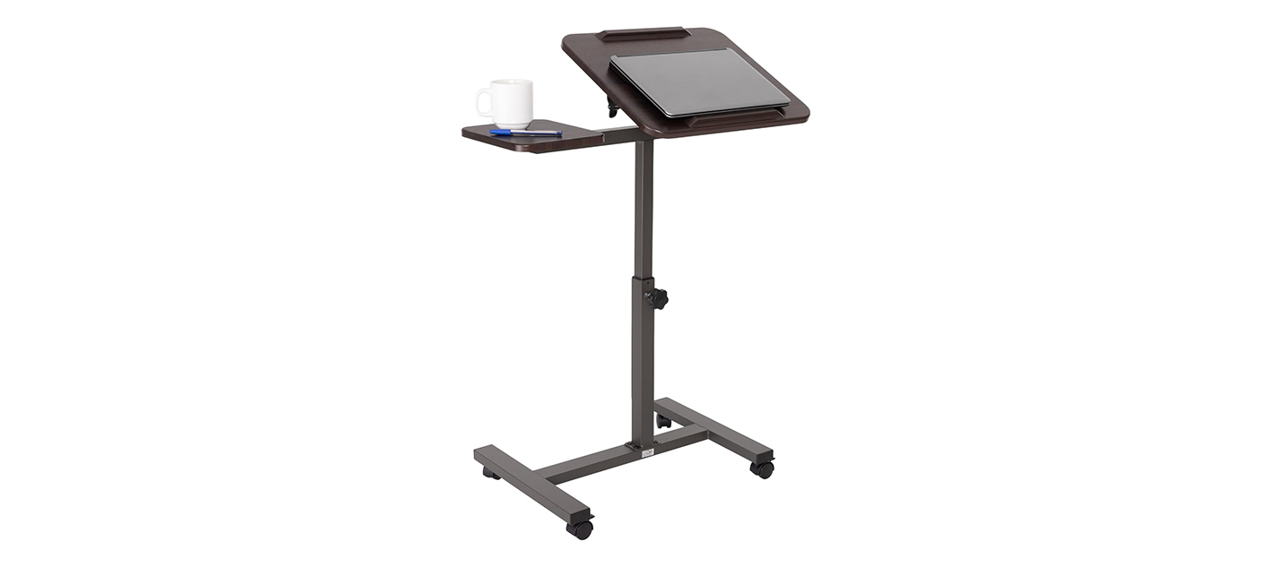 Carrello per laptop regolabile in altezza manuale Manual Height Adjustable Laptop Cart