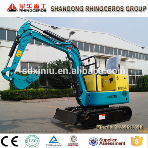 Rhinoceros excavator mini 0.8/1.2 tons crawler digger/small excavator price