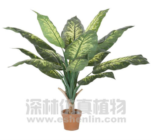 real touch artificial tropical plant,evergreen ornamental plants