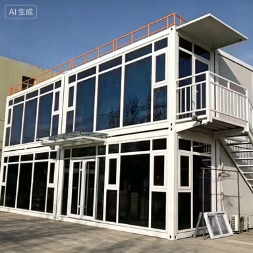 Durable Folding House Unit with Rapid Deployment Design