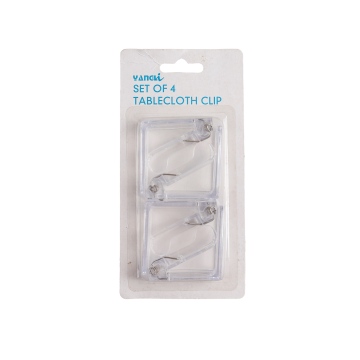 OEM Reusable Plastic Non-Slip Table Skirt Clips