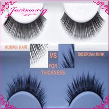 human hair and mink eyelash,false eyelash