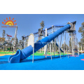 Straight Tube Slide Playground For Kids