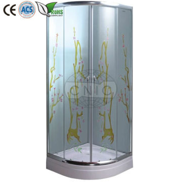 curved shower door