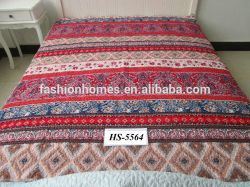 Indian cotton bed sheets/custom printed bed sheets india