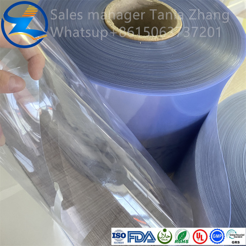 Transparent PVC drug packaging film