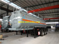 Tri-essieu 25000L Nitric Acid Tank Trailers