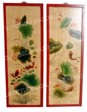 Decorative Painted Folding Chinese Screen