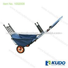 Surfboard cart aluminum wheel cart with seat