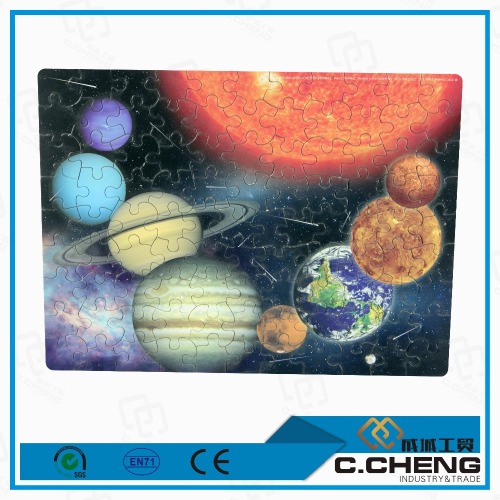 2016 high quality low price custom 100 piece jigsaw puzzles for kids