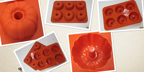 silicone baking moulds Silicone Cake Mold 6 Cup Muffin