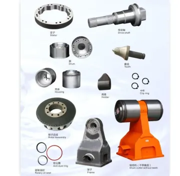 Hydraulic Rotary Drum Cutter for Excavator Parts