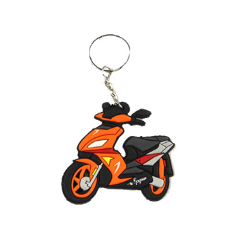 Custom High Quality 3D Car Shape Silicone Keyring