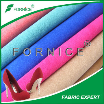 china factory suede fabric for high heel shoe cover