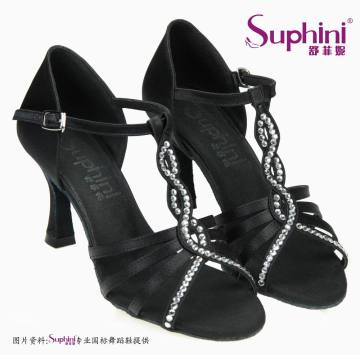 T strap stones latin shoes