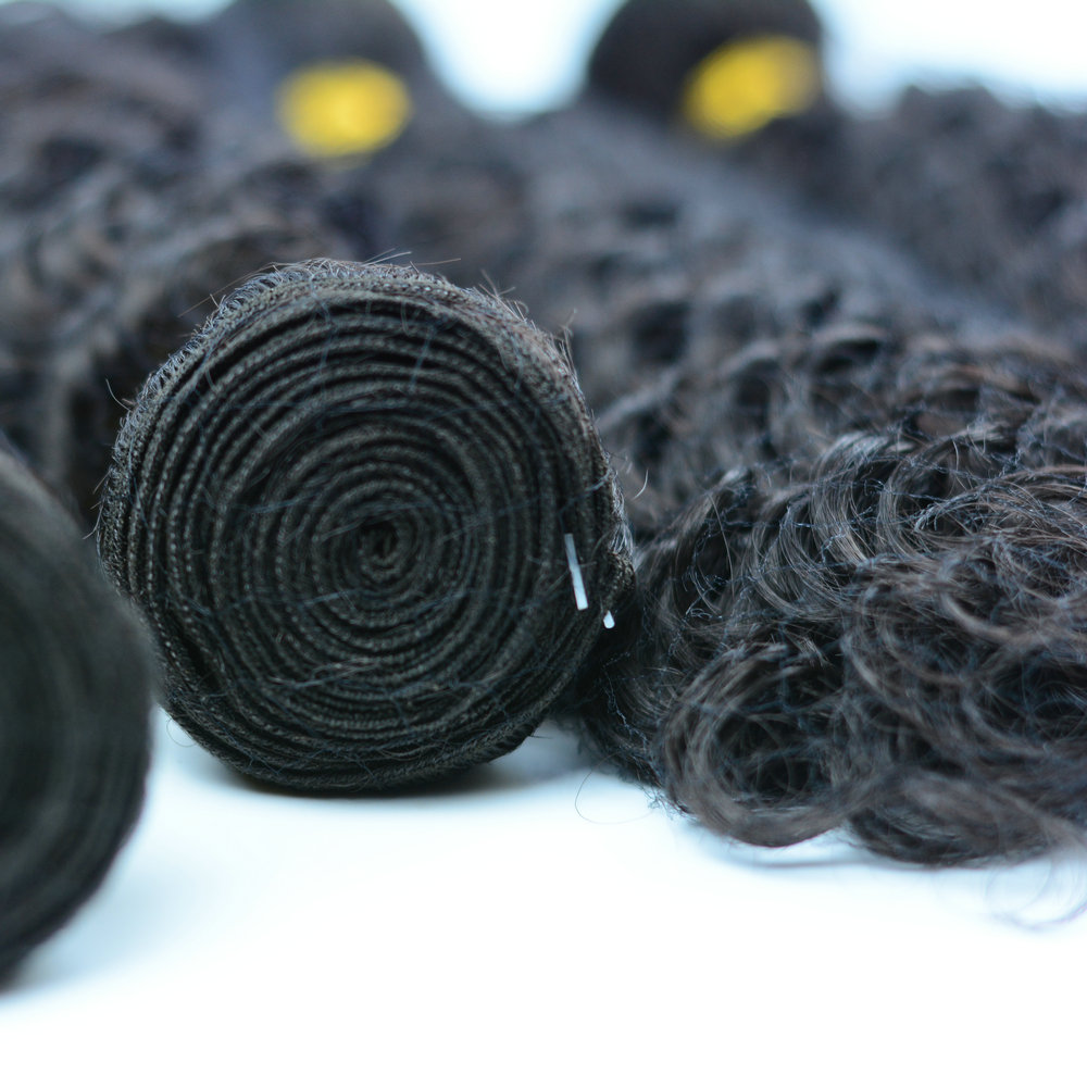 3 Bundles Deep Wave Hair Weaving  Natural Black Color synthetic Hair braid 300 g Each Set